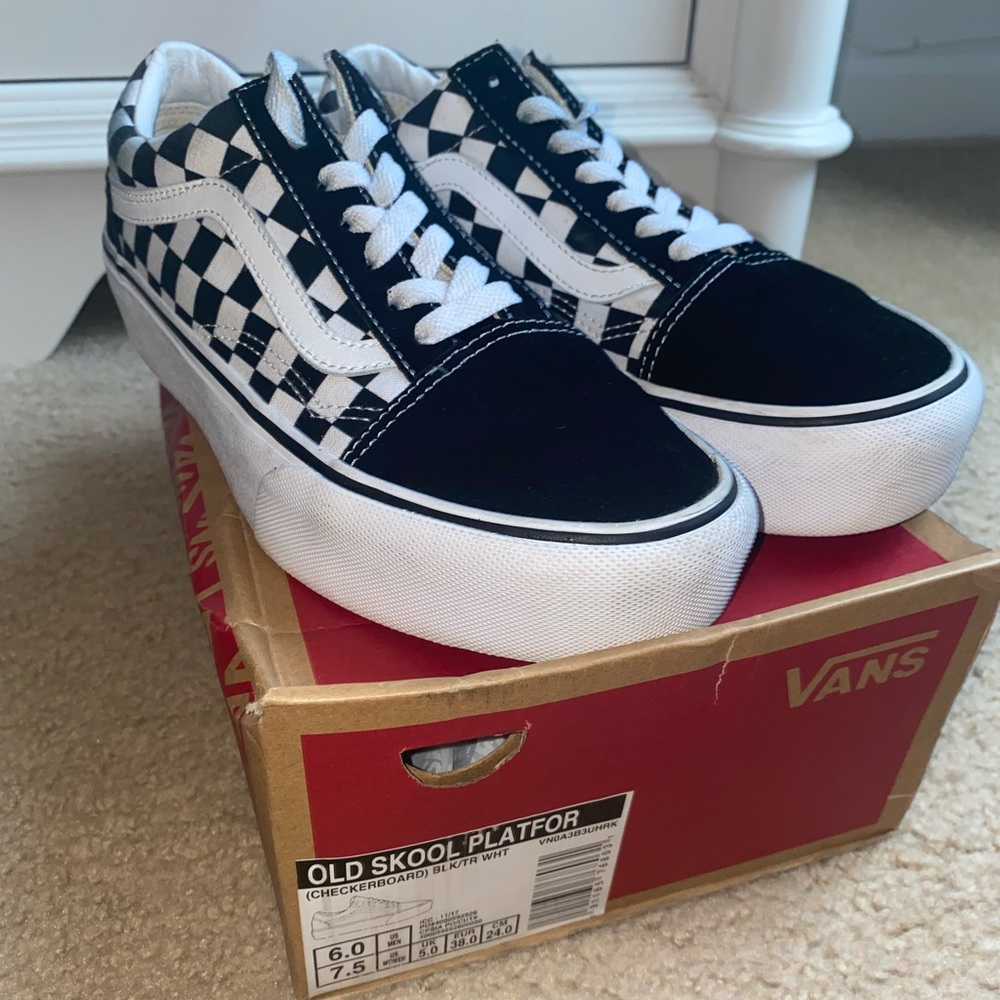 CHECKERBOARD PLATFORM VANS